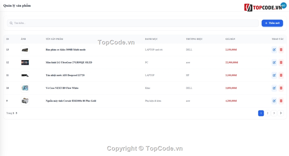 Web bán máy tính,Website bán linh kiện máy tính,Web bán linh kiện máy tính